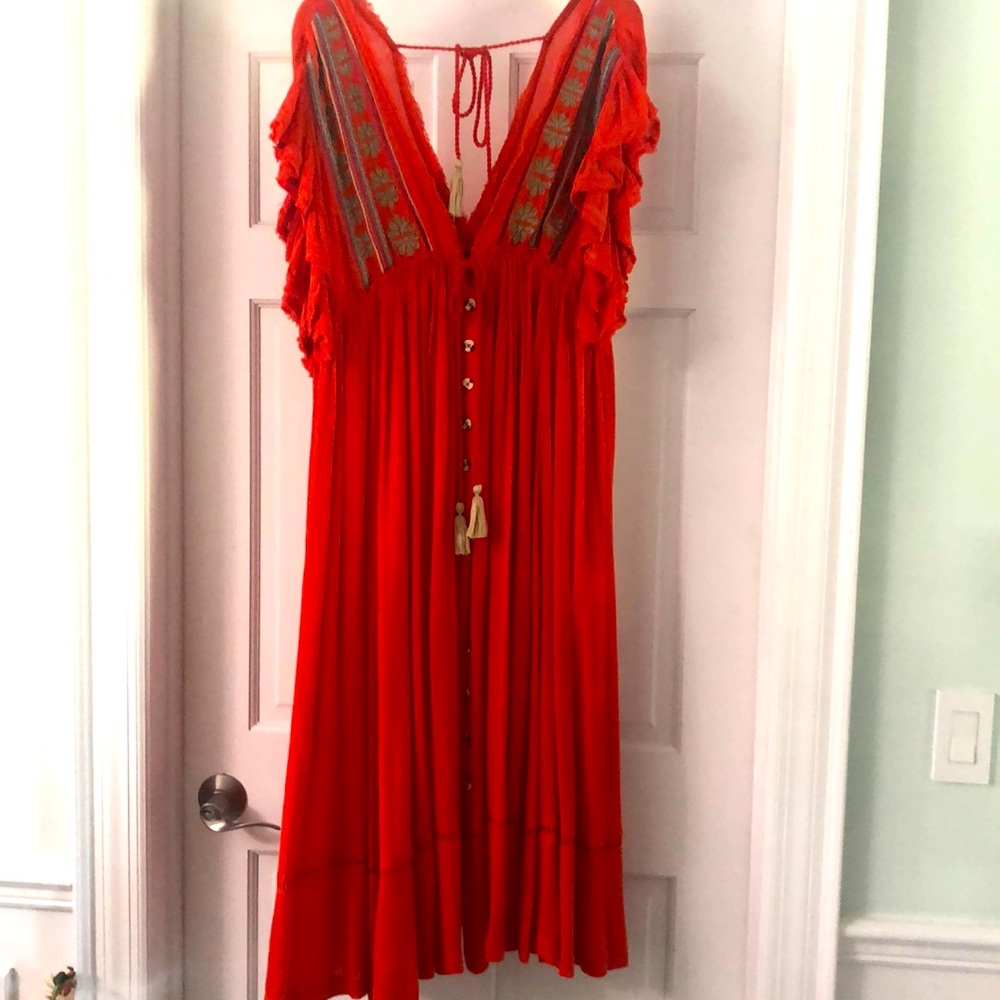 Free People Red dress - Picture 4 of 16